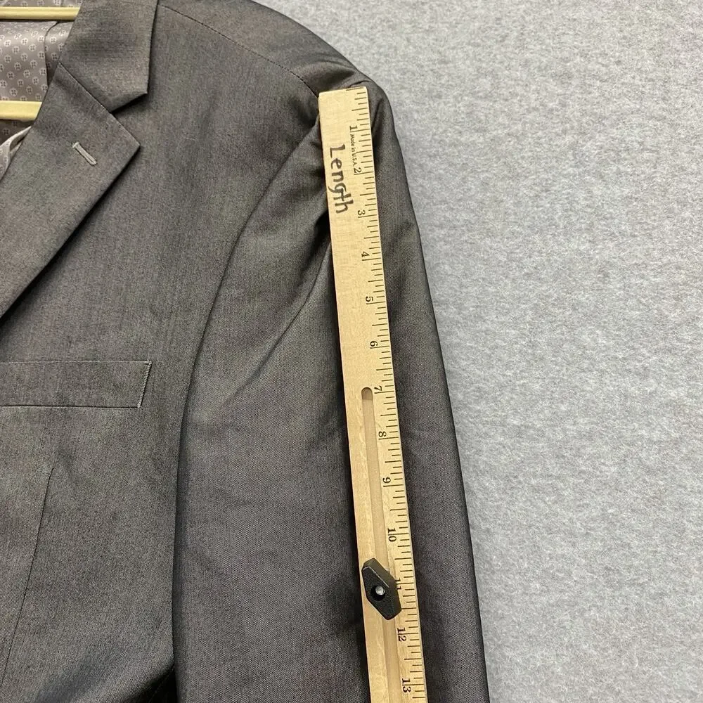 Lauren Ralph Lauren Mens 42S Gray Blazer Sport Coat Classic Fit Business Wedding